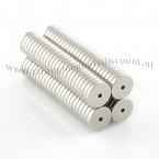 Zoom in - 10 x 2 mm / 1,5 mm ( N45 ) 100 stuks. TREKKRACHT van ieder magneet 2,6 kg