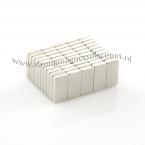 Zoom in - 10 x 5 x 2 mm ( N45 ) 50 stuks. TREKKRACHT van ieder magneet 2,1 kg