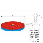 Zoom in - 15 x 3 mm / 3 - 5 mm ( N45 ) 10 stuks