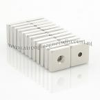 Zoom in - 20 x 20 x 5 mm / 4,3 - 7 mm ( N 45 ) 24 stuks