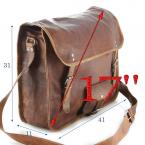 Zoom in - TOLEDO A3 LR. LAPTOP TAS 17 inch - MESSENGER TAS ECHT LEER + een Natura Siberica Product