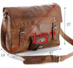 Zoom in - TOLEDO A4 SQ (nr100D1). LAPTOP 15 inch - MESSENGER TAS ECHT LEER + een Natura Siberica Product